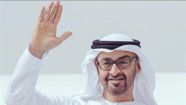 صورة الشيخ محمد بن زايد آل نهيان الرئيس الثالث للإمارات العربية المتحدة