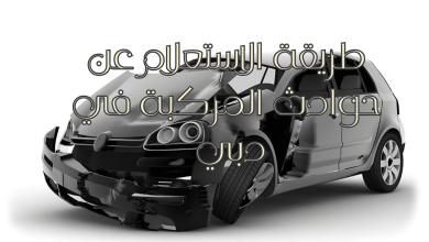 الاستعلام عن حوادث المركبة في دبي